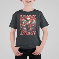 Christmas Santa T Shirt For Kid Big Nick Energy Bootleg Rap Tee - Wonder Print Shop