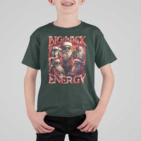 Christmas Santa T Shirt For Kid Big Nick Energy Bootleg Rap Tee - Wonder Print Shop
