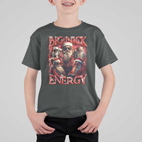 Christmas Santa T Shirt For Kid Big Nick Energy Bootleg Rap Tee - Wonder Print Shop