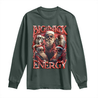 Christmas Santa Long Sleeve Shirt Big Nick Energy Bootleg Rap Tee