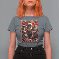 Christmas Santa T Shirt For Women Big Nick Energy Bootleg Rap Tee - Wonder Print Shop