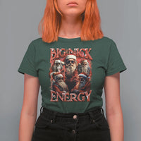 Christmas Santa T Shirt For Women Big Nick Energy Bootleg Rap Tee - Wonder Print Shop