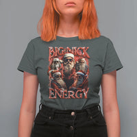 Christmas Santa T Shirt For Women Big Nick Energy Bootleg Rap Tee - Wonder Print Shop