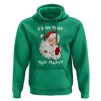 Christmas Santa Hoodie Vintage I Saw That You Naughty