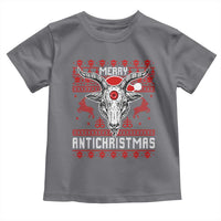 Satan Claus Merry Antichristmas Toddler T Shirt Pentagram Ugly Christmas Sweater Evil Pajama