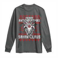 Satan Claus Merry Antichristmas Long Sleeve Shirt Goth Ugly Christmas Sweater Pentagram Evil Pajama