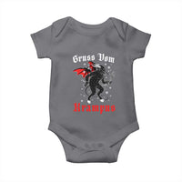 Christmas Krampus Baby Onesie Scary Horror Goth Xmas Gruss Von Krampus