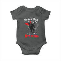 Christmas Krampus Baby Onesie Scary Horror Goth Xmas Gruss Von Krampus