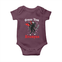 Christmas Krampus Baby Onesie Scary Horror Goth Xmas Gruss Von Krampus