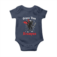 Christmas Krampus Baby Onesie Scary Horror Goth Xmas Gruss Von Krampus