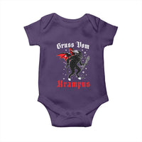 Christmas Krampus Baby Onesie Scary Horror Goth Xmas Gruss Von Krampus