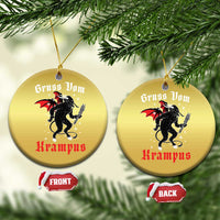 Krampus Christmas Ornament Scary Horror Goth Xmas Gruss Von Krampus - Wonder Print Shop
