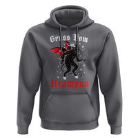 Christmas Krampus Hoodie Scary Horror Goth Xmas Gruss Von Krampus