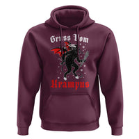 Christmas Krampus Hoodie Scary Horror Goth Xmas Gruss Von Krampus