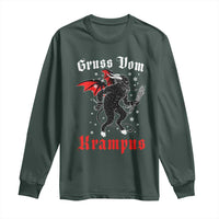 Christmas Krampus Long Sleeve Shirt Scary Horror Goth Xmas Gruss Von Krampus