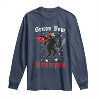 Christmas Krampus Long Sleeve Shirt Scary Horror Goth Xmas Gruss Von Krampus