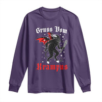 Christmas Krampus Long Sleeve Shirt Scary Horror Goth Xmas Gruss Von Krampus