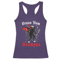 Christmas Krampus Racerback Tank Top Scary Horror Goth Xmas Gruss Von Krampus