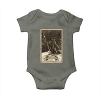Christmas Krampus Baby Onesie Xmas Horror Ugly Sweater Krampus Tarot Card Evil Pajama