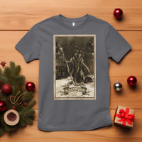 Christmas Krampus T Shirt Xmas Horror Ugly Sweater Krampus Tarot Card Evil Pajama - Wonder Print Shop