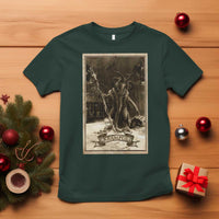 Christmas Krampus T Shirt Xmas Horror Ugly Sweater Krampus Tarot Card Evil Pajama - Wonder Print Shop