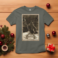 Christmas Krampus T Shirt Xmas Horror Ugly Sweater Krampus Tarot Card Evil Pajama - Wonder Print Shop