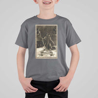 Christmas Krampus T Shirt For Kid Xmas Horror Ugly Sweater Krampus Tarot Card Evil Pajama - Wonder Print Shop