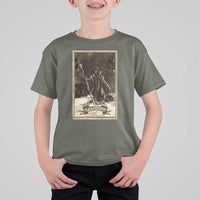 Christmas Krampus T Shirt For Kid Xmas Horror Ugly Sweater Krampus Tarot Card Evil Pajama - Wonder Print Shop