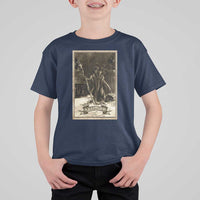 Christmas Krampus T Shirt For Kid Xmas Horror Ugly Sweater Krampus Tarot Card Evil Pajama - Wonder Print Shop