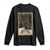Christmas Krampus Long Sleeve Shirt Xmas Horror Ugly Sweater Krampus Tarot Card Evil Pajama