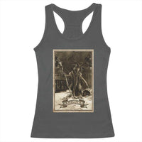 Christmas Krampus Racerback Tank Top Xmas Horror Ugly Sweater Krampus Tarot Card Evil Pajama