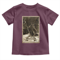 Christmas Krampus Toddler T Shirt Xmas Horror Ugly Sweater Krampus Tarot Card Evil Pajama