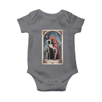 Christmas Krampus Baby Onesie Tarot Card Xmas Horror Ugly Sweater Evil Pajama