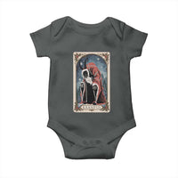 Christmas Krampus Baby Onesie Tarot Card Xmas Horror Ugly Sweater Evil Pajama