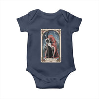 Christmas Krampus Baby Onesie Tarot Card Xmas Horror Ugly Sweater Evil Pajama