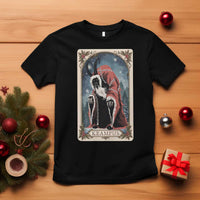 Christmas Krampus T Shirt Tarot Card Xmas Horror Ugly Sweater Evil Pajama - Wonder Print Shop