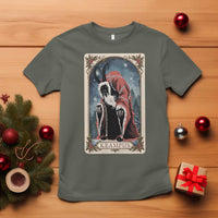 Christmas Krampus T Shirt Tarot Card Xmas Horror Ugly Sweater Evil Pajama - Wonder Print Shop