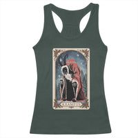 Christmas Krampus Racerback Tank Top Tarot Card Xmas Horror Ugly Sweater Evil Pajama
