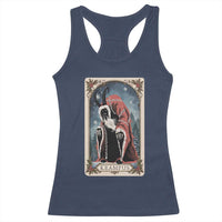 Christmas Krampus Racerback Tank Top Tarot Card Xmas Horror Ugly Sweater Evil Pajama