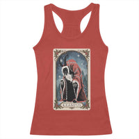 Christmas Krampus Racerback Tank Top Tarot Card Xmas Horror Ugly Sweater Evil Pajama