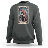 Christmas Krampus Sweatshirt Tarot Card Xmas Horror Ugly Sweater Evil Pajama - Wonder Print Shop
