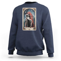 Christmas Krampus Sweatshirt Tarot Card Xmas Horror Ugly Sweater Evil Pajama - Wonder Print Shop