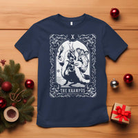 Christmas Krampus T Shirt The Krampus Tarot Card Goth Xmas - Wonder Print Shop