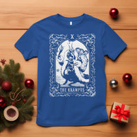 Christmas Krampus T Shirt The Krampus Tarot Card Goth Xmas - Wonder Print Shop