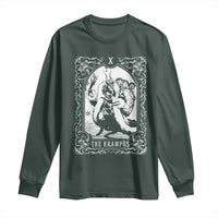 Christmas Krampus Long Sleeve Shirt The Krampus Tarot Card Goth Xmas