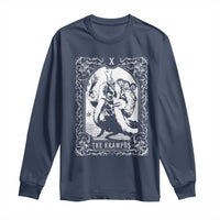Christmas Krampus Long Sleeve Shirt The Krampus Tarot Card Goth Xmas