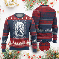Xmas Krampus Ugly Christmas Sweater The Krampus Tarot Card Goth Xmas - Wonder Print Shop