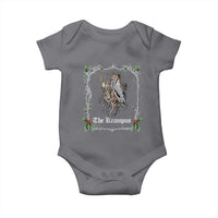 Christmas Krampus Baby Onesie Goth Xmas Krampus Reindeer Skull Ugly Sweater Evil Pajama TS10