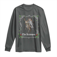 Christmas Krampus Long Sleeve Shirt Goth Xmas Krampus Reindeer Skull Ugly Sweater Evil Pajama TS10