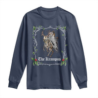 Christmas Krampus Long Sleeve Shirt Goth Xmas Krampus Reindeer Skull Ugly Sweater Evil Pajama TS10